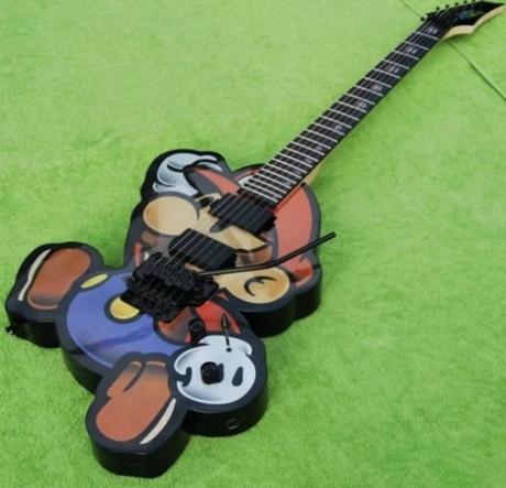 Super Mario Custom Made Guitar