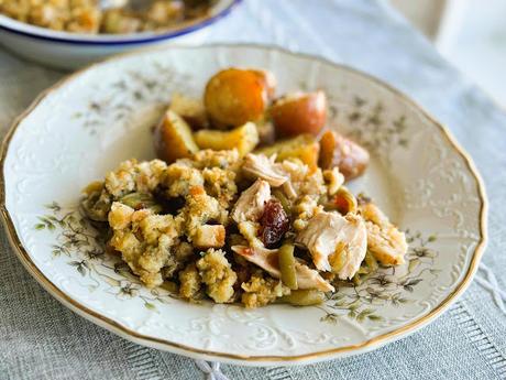 Leftover Turkey Stuffing Casserole