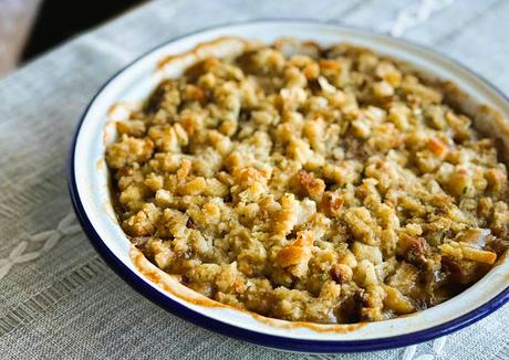 Leftover Turkey Stuffing Casserole