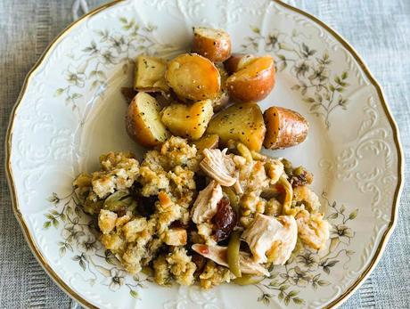 Leftover Turkey Stuffing Casserole