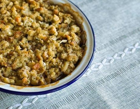 Leftover Turkey Stuffing Casserole