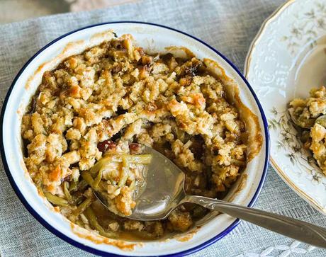 Leftover Turkey Stuffing Casserole