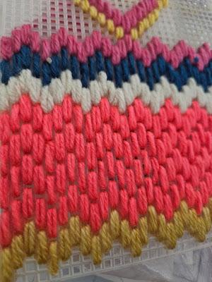 Material Musings - Slow Stitching and Bargello