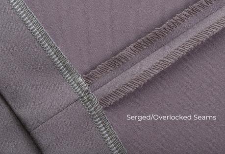 serged or overlocked seams