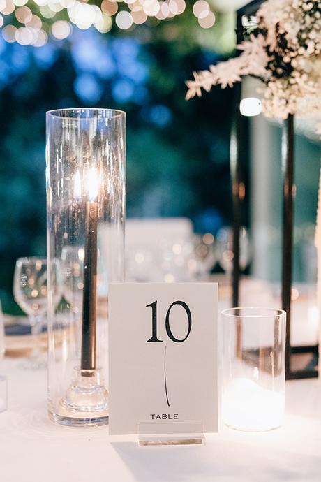 Modern wedding with a black and white theme  | Vasia & Dionysus