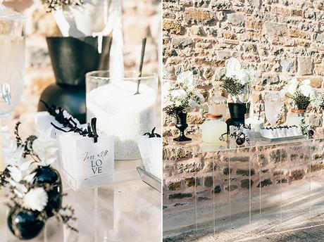 Modern wedding with a black and white theme  | Vasia & Dionysus