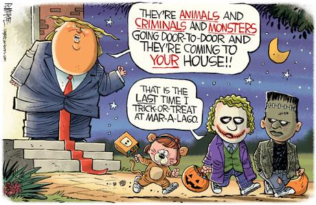 Trick Or Treating At Mar-A-Lago