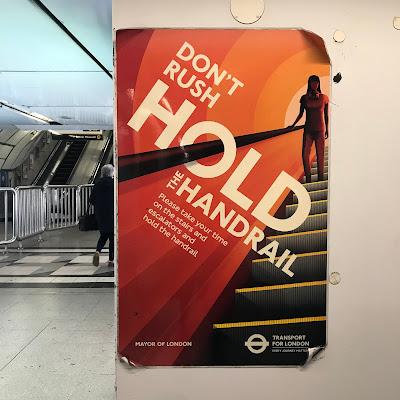 Hold The Handrail – TfL's horribly confusing safety posters