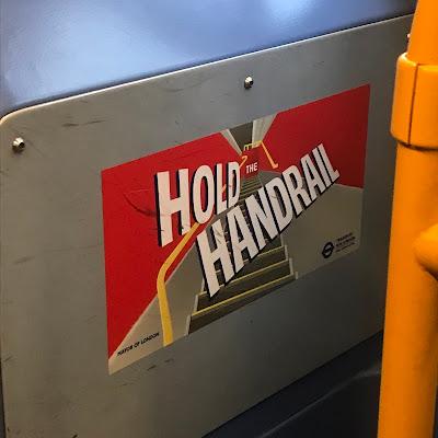 Hold The Handrail – TfL's horribly confusing safety posters