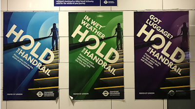 Hold The Handrail – TfL's horribly confusing safety posters