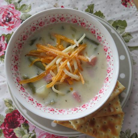 Ham, Potato & Green Bean Soup