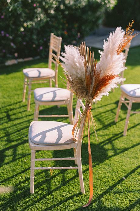 Boho chic wedding at Pyrgos Melissourgou | Helen & Aris