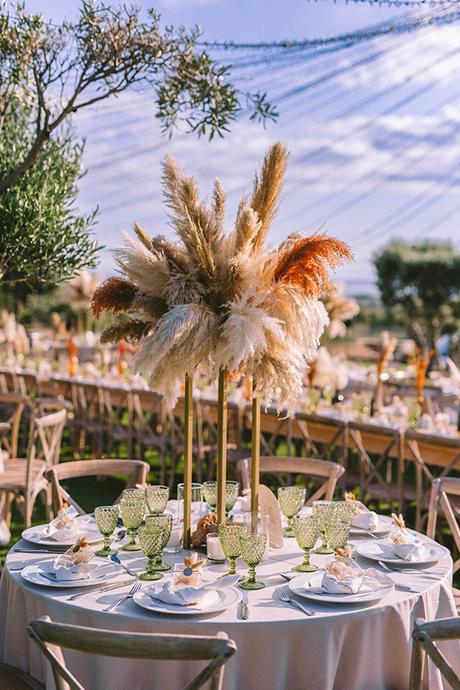 Boho chic wedding at Pyrgos Melissourgou | Helen & Aris