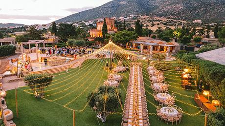 Boho chic wedding at Pyrgos Melissourgou | Helen & Aris