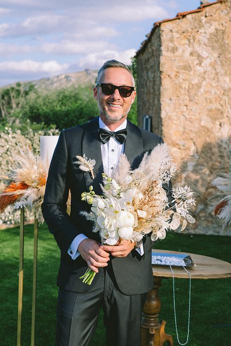 Boho chic wedding at Pyrgos Melissourgou | Helen & Aris