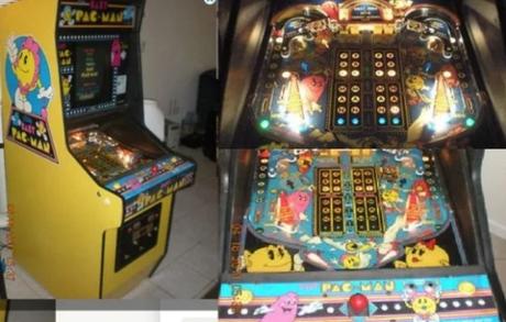 Pacman Video Pinball Arcade Machine