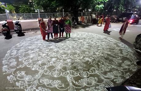 fabulous Kolam of Triplicane fabulous Kolam of Triplicane