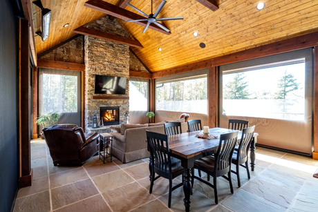 How To Keep Screen Porch Warm in Winter?