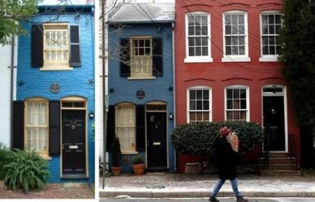 Thin house in Virginia, USA