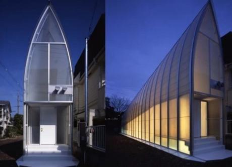 Thin house in Matsudo, Tokyo