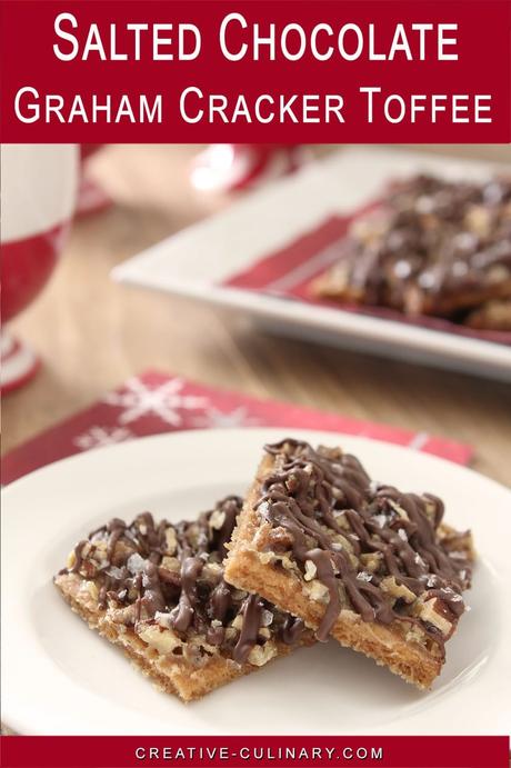 Salted Chocolate Graham Cracker Toffee