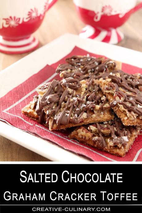 Salted Chocolate Graham Cracker Toffee