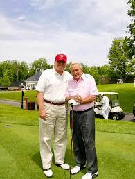 Donald Trump, for reasons known only to him, puts Arnold Palmer's 