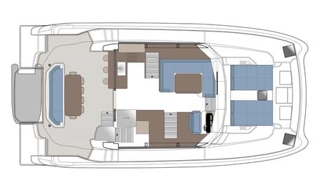 Main deck with interior pilot station