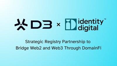 D3 Announces Partnership with Identity Digital