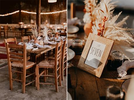 Destination wedding in Kythnos with rust terracotta shades | Nefeli & Michalis