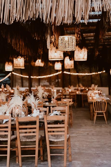 Destination wedding in Kythnos with rust terracotta shades | Nefeli & Michalis