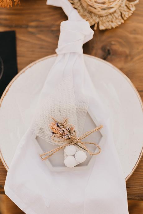 Destination wedding in Kythnos with rust terracotta shades | Nefeli & Michalis