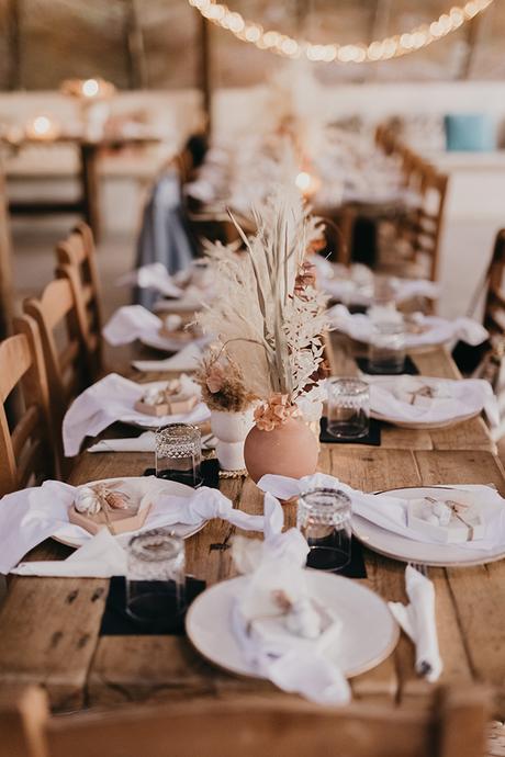 Destination wedding in Kythnos with rust terracotta shades | Nefeli & Michalis