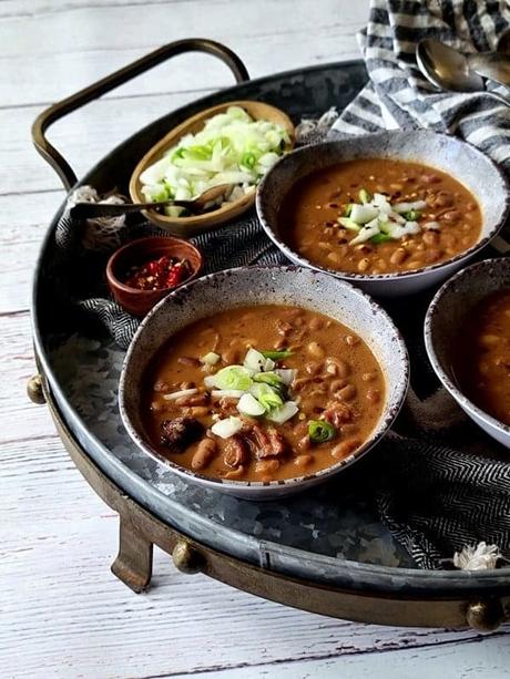 smokey ham hock pinto beans