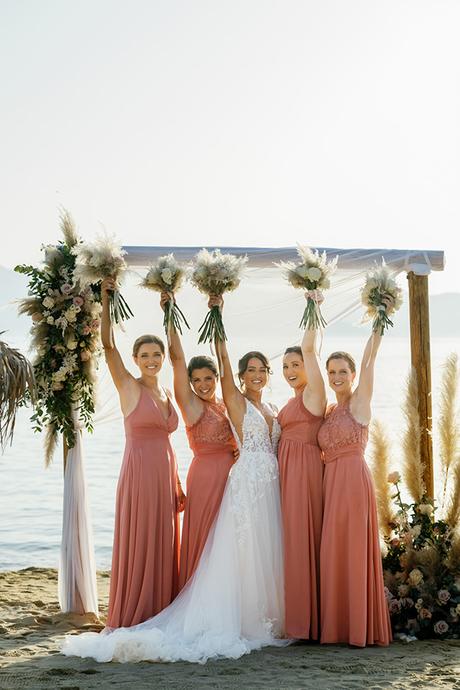 Gorgeous summer wedding in Naxos with a bohemian vibe | Lorraine & Eric