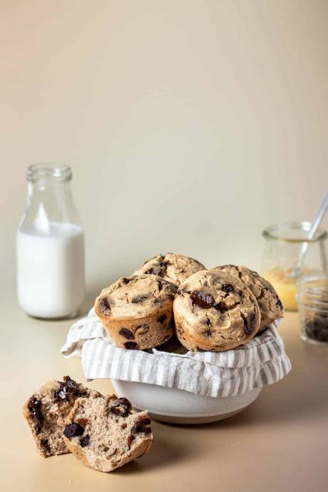 Chocolate Chip Pancake Muffins