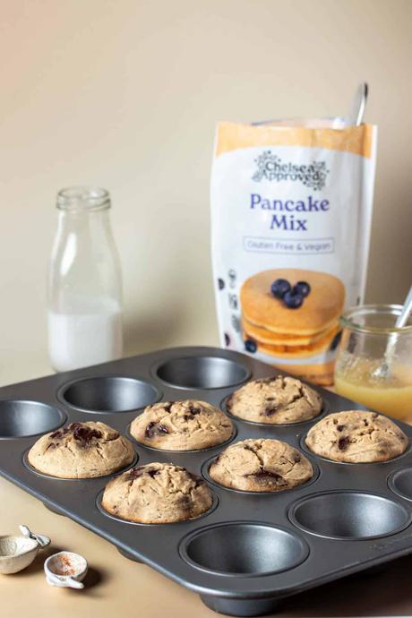 Chocolate Chip Pancake Muffins