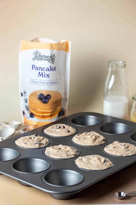 Chocolate Chip Pancake Muffins