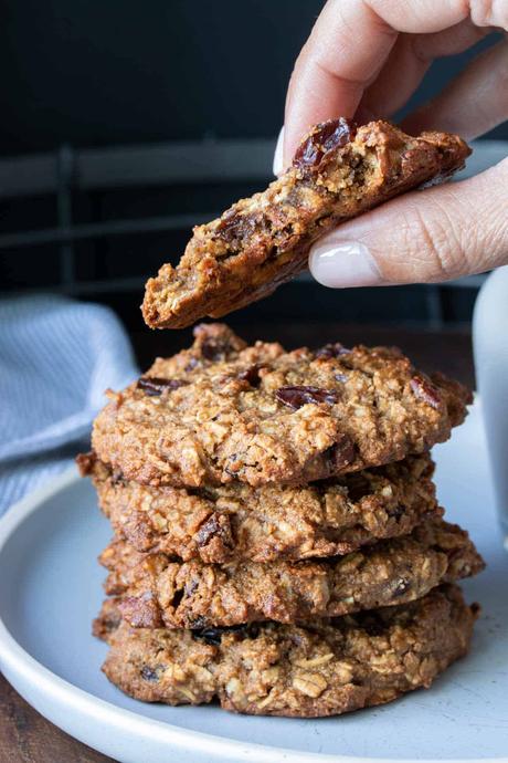 Vegan Gluten Free Oatmeal Raisin Cookies