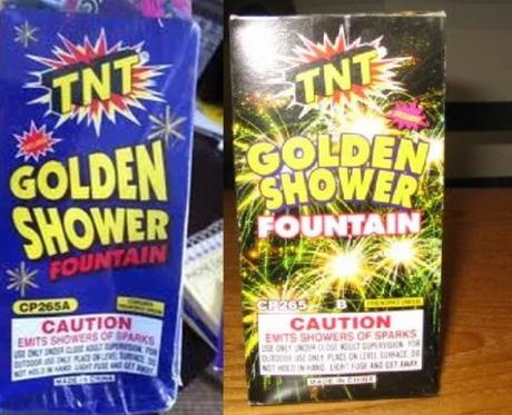 The Golden Shower Firework