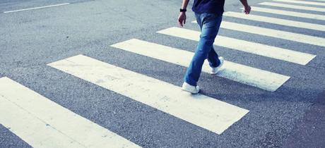 Crossing the road. Remembrance Sunday 2024