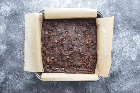 Avocado Brownies fresh out of the oven