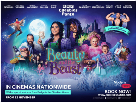 CBeebies Panto: Beauty and the Beast runs in cinemas