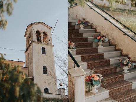 Vintage wedding with soft pastel blooms | Tatiana & Pavlos