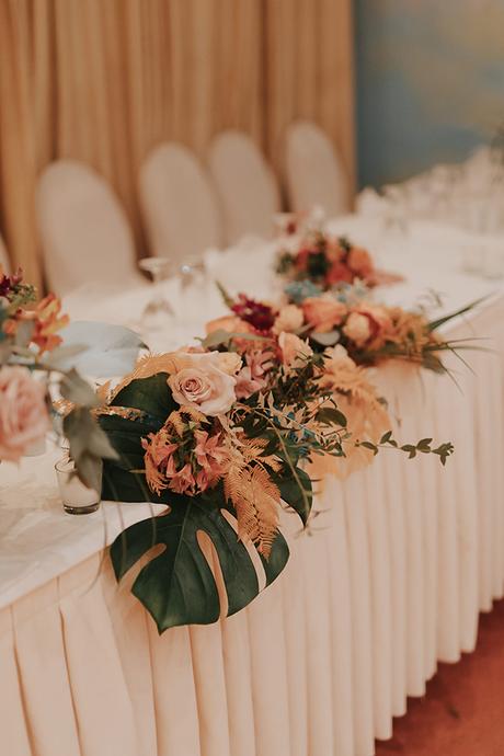 Vintage wedding with soft pastel blooms | Tatiana & Pavlos