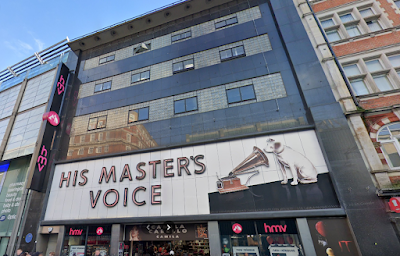 HMV, Oxford Street – Art Deco, glass bricks, Vitrolite and curved glass