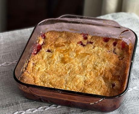 Easy 3-Ingredient Cherry Cobbler