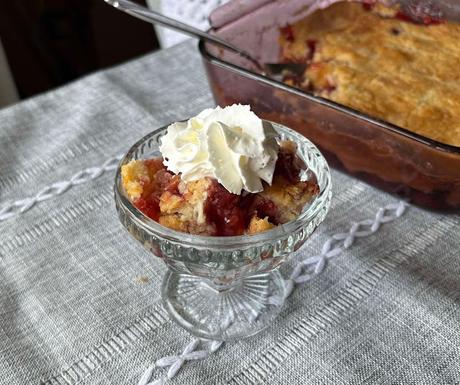 Easy 3-Ingredient Cherry Cobbler