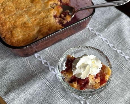 Easy 3-Ingredient Cherry Cobbler