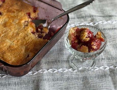 Easy 3-Ingredient Cherry Cobbler